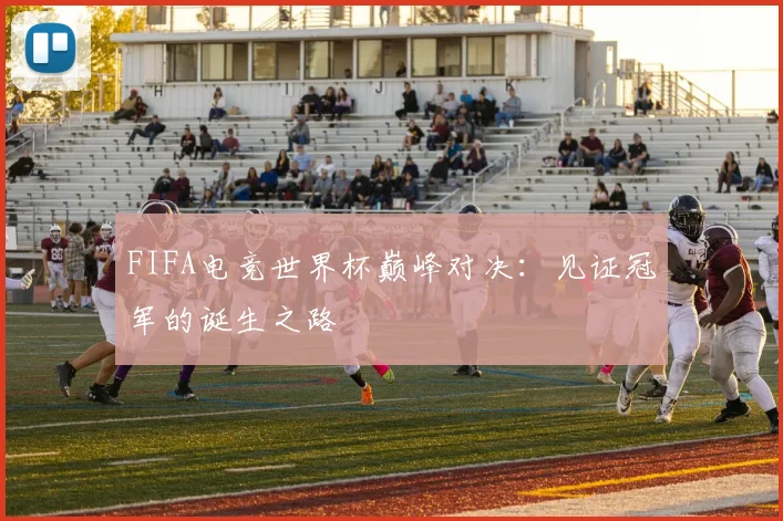 FIFA电竞世界杯巅峰对决：见证冠军的诞生之路